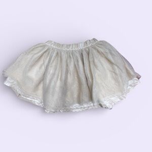 Gymboree Shimmery Cream Skirt